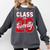 2 Sided Class Of 2026 Senior 2026 Graduation Comfort Colors Sweatshirt Pepper