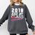 2018 Kiss My Class Goodbye Graduation Comfort Colors Sweatshirt Pepper