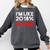 2018 Percent Done Senior Graduation Shirt Comfort Colors Sweatshirt Pepper