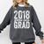 2018 Political Science Graduation Graduate Degree Comfort Colors Sweatshirt Pepper