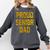 2018 Senior Dad High School Graduation Party SEN18R T Shirt Comfort Colors Sweatshirt Pepper