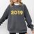 2019 Gold Confetti Graduation T Shirt High School College Comfort Colors Sweatshirt Pepper