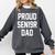 2019 Senior Dad High School Graduation Party SEN19R T Shirt Comfort Colors Sweatshirt Pepper