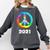 2021 Graduation Class Year Tie Dye Peace Sign Graduate Shirt Comfort Colors Sweatshirt Pepper