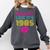 80s Outfit Women Nostalgia Eighties Party Comfort Colors Sweatshirt Pepper
