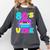 80's Vibe Retro Style Cassette Tape Nostalgia 1980s Party Premium Tri-Blend Comfort Colors Sweatshirt Pepper
