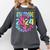 8th Grade Graduate 2024 Graduation Last Day Of School Tie Comfort Colors Sweatshirt Pepper