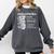 Abibliophobia Reading Bookworm Comfort Colors Sweatshirt Pepper