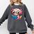 Adorable Book Lover Axolotl With Reading Glasses Cute Comfort Colors Sweatshirt Pepper