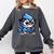 Adorable Book Lover Blue Jay With Reading Glasses Cute Comfort Colors Sweatshirt Pepper