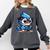 Adorable Book Lover Blue Jay With Reading Glasses Cute Raglan Baseball Tee Comfort Colors Sweatshirt Pepper