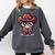 Adorable Book Lover Cowboy With Reading Glasses Cute Comfort Colors Sweatshirt Pepper