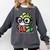 Adorable Book Lover Iguana With Reading Glasses Cute Comfort Colors Sweatshirt Pepper