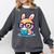 Adorable Book Lover Rabbit With Reading Glasses Cute Premium Comfort Colors Sweatshirt Pepper Adorable Book Lover Rabbit With Reading Glasses Cute Premium Comfort Colors Sweatshirt Pepper