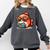 Adorable Book Lover Salmon With Reading Glasses Cute Comfort Colors Sweatshirt Pepper