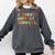 Advocate Support Empower Groovy Social Worker Graduation Comfort Colors Sweatshirt Pepper