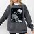 Aesthetic Spaceman Astronaut On The Moon Space Introvert Comfort Colors Sweatshirt Pepper