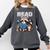 Animals Raccoon Reading Book Librarian Across America Kids Comfort Colors Sweatshirt Pepper