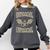 Antisocial Butterfly Quote Socially Selective Introvert Comfort Colors Sweatshirt Pepper