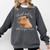 Antisocial Introvert Capybara Sarcastic Humor Comfort Colors Sweatshirt Pepper