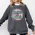 Anxious But Cute Introvert Floral Social Anxiety Comfort Colors Sweatshirt Pepper