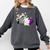 Asexual Book Lover LGBT Reading Pride Ace Flag Daisy Comfort Colors Sweatshirt Pepper