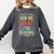 Ask Me What I'm Reading Bookworm Librarian Reader Comfort Colors Sweatshirt Pepper