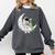 Astronaut Reading Book To Alien Moon Space Book Lover Men Comfort Colors Sweatshirt Pepper