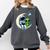 Astronaut Reading Book To Alien Shirt Moon Space Lover Kids Comfort Colors Sweatshirt Pepper