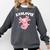 Axolovert Axolotl Humor Salamander Introvert Comfort Colors Sweatshirt Pepper