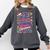 Back To-The 80 s Christmas Retro Cassette Boombox Nostalgia Comfort Colors Sweatshirt Pepper