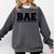 BAE And Educated Black History Month Graduation Comfort Colors Sweatshirt Pepper