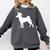 Basenji Graduation Dog Graduate Comfort Colors Sweatshirt Pepper