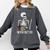 Never Better Skeleton Read Reading Book Librarian Men Women Comfort Colors Sweatshirt Pepper