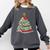 Book Christmas Tree For Librarians Book Lovers Comfort Colors Sweatshirt Pepper