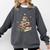 Book Christmas Tree Teacher Book Lover Crew Neck Modern Classic Christmas Small Short Sleeve -Adults -Kids Comfort Colors Sweatshirt Pepper