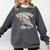 Book Dinosaur Bookworm T-Rex Dino Reading Books Book Comfort Colors Sweatshirt Pepper