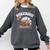 Book Dinosaur T-Rex Bookworm Dino Book Reading Comfort Colors Sweatshirt Pepper