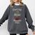 Book Dragon Fantasy Reader Cozy Reading Book Lover Dragon Comfort Colors Sweatshirt Pepper