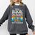 Im a Book Dragon Not a Worm Dragon Comfort Colors Sweatshirt Pepper