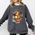 Book Dragon Reading Book Lover Comfort Colors Sweatshirt Pepper
