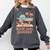 Book Girl Summer Book Reading Retro Sunset Comfort Colors Sweatshirt Pepper