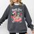Book Girl Summer Skeleton Reading Books Lovers Beach Comfort Colors Sweatshirt Pepper