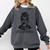 Book Lover Bent Over a Book Comfort Colors Sweatshirt Pepper