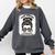 Book Lover What Happens At Book Club Stays Messy Bun Girls Comfort Colors Sweatshirt Pepper