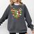 Book Lover Librarian Books Heart Valentine Comfort Colors Sweatshirt Pepper
