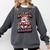 Book Lover Owl Reading Books Introvert Bookworm Comfort Colors Sweatshirt Pepper