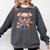 Book Lover Reading Pig Comfort Colors Sweatshirt Pepper