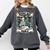 Book Lover Skeleton Reading Love Books Not People Comfort Colors Sweatshirt Pepper