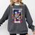 Book Lover Tarot Card The Reader Mystic Skeleton Comfort Colors Sweatshirt Pepper